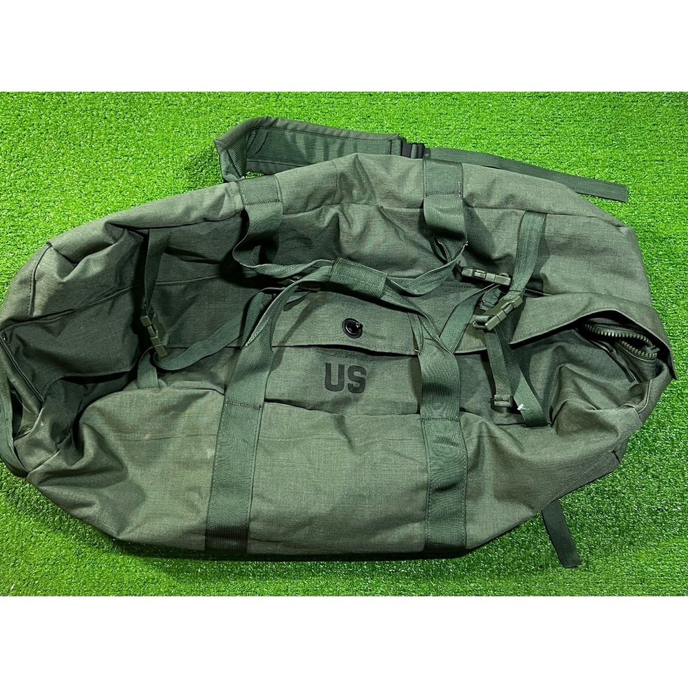 USGI‎ Improved Duffle Bag Aurora Industries Olive Drab Green Backpack Sea Bag